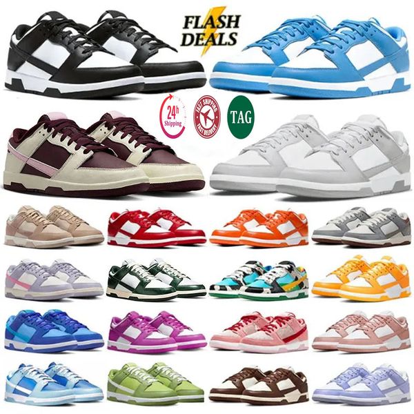 Designer Shoes Men Women Casual Running Shoes Flat Sneakers Panda Triple White Black Orange Pink University Blue Red Green Red Hiking Outdoor Mens Sports Trainers - Shoes & Accessories - zorviavip