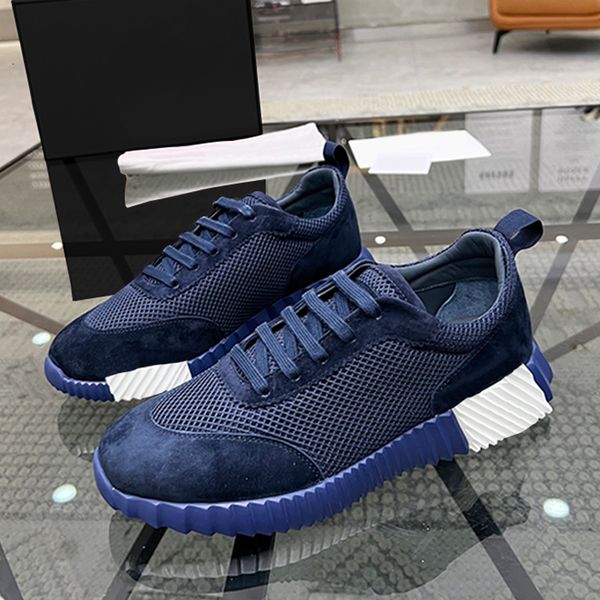 Designer Bouncing Sneakers Luxury Leather Mens Shoes Suede Trainers Fashion Jet Sneaker Breathable Outdoor Sports Casual Shoes 959 - Shoes & Accessories - zorviavip